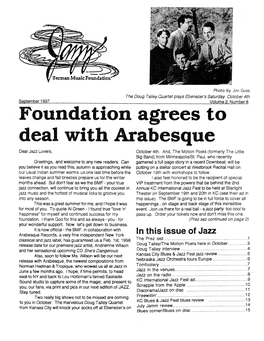 Foundation Agrees to Deal with Arabesque