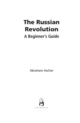 The Russian Revolution a Beginner's Guide