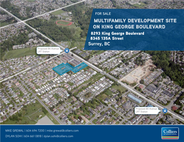 Multifamily Development Site on King George Boulevard