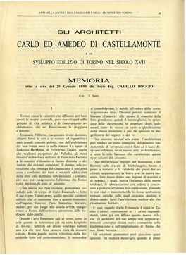 Carlo Ed Amedeo Di Castellamonte