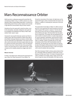 Mars Reconnaissance Orbiter