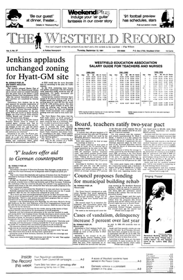 Jenkins Applauds Unchanged Zoning for Hyatt-GM Site