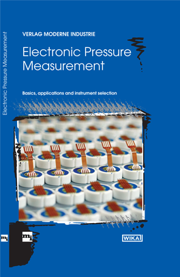 Electronic Pressure Measurement