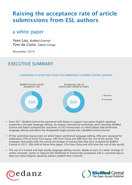 Raising the Acceptance Rate of Article Submissions from ESL Authors