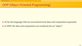 OOP (Object Oriented Programming)