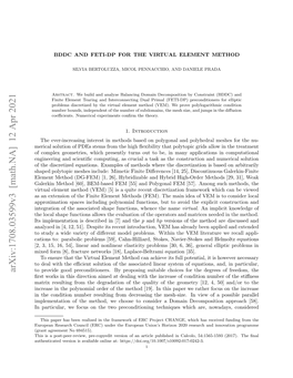 Arxiv:1708.03599V3 [Math.NA] 12 Apr 2021 to Provide Good Preconditioners