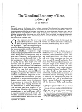 The Woodland Economy of Kent, 1066-1348