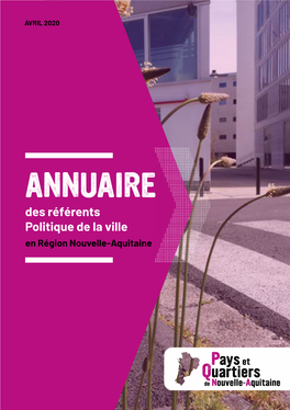 ANNUAIRE Des Référents Politique De La Ville En Région Nouvelle-Aquitaine 5 Carte Des Villes En Politique De La Ville En Région Nouvelle-Aquitaine 6