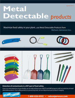 Metal Detectable Products