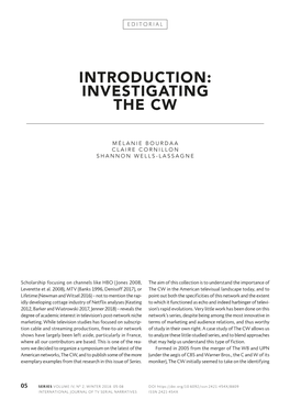 Introduction: Investigating the Cw