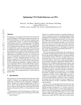 Arxiv:1809.02697V3 [Cs.DC] 5 Jul 2019 Computation on Cpus