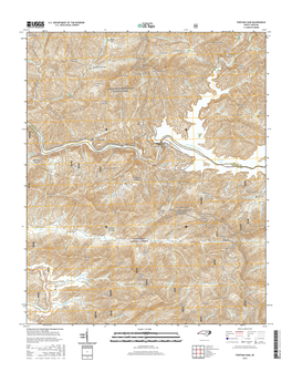 USGS 7.5-Minute Image Map for Fontana Dam, North