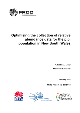 Optimising the Collection of Relative Abundance Data for the Pipi Population in New South Wales