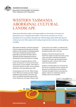 Western Tasmania Aboriginal Cultural Landscape