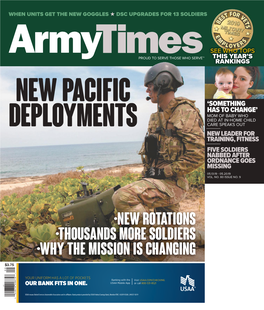 •New Rotations •Thousands More Soldiers •Why the Mission Is Changing