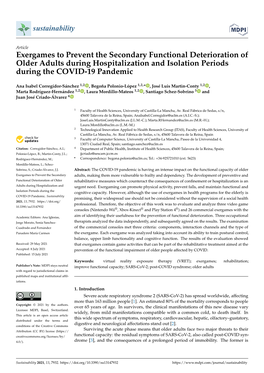 Exergames to Prevent the Secondary Functional Deterioration of Older Adults During Hospitalization and Isolation Periods During the COVID-19 Pandemic