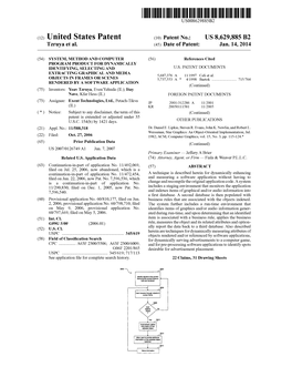 (12) United States Patent (10) Patent No.: US 8,629,885 B2 Tzruya Et Al