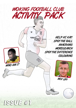 Woking Football Club Activity Pack