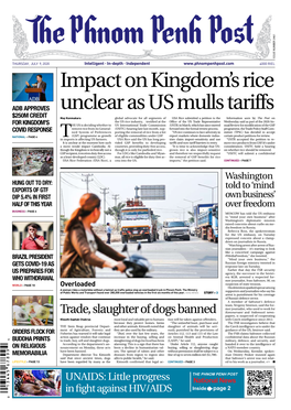 Impact on Kingdom's Rice Unclear As US Mulls Tariffs