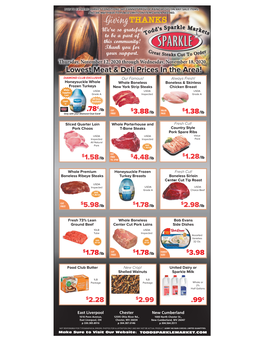 Lowest Meat & Deli Prices in the Area!