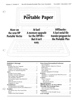 Portable Paper