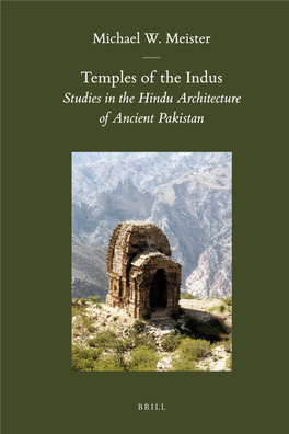 Temples of the Indus Brill’S Indological Library