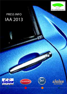 Iaa 2013 Contents