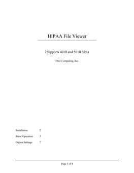 HIPAA File Viewer