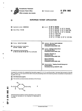 Anti-Inflammatory Agents