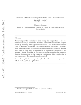 How to Introduce Temperature to the 1 Dimensional Sznajd Model