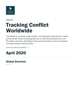 Tracking Conflict Worldwide