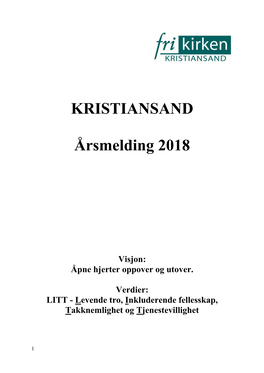 2018 Årsmelding