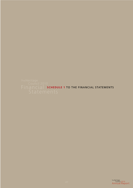 FINANCIAL STATEMENTS Statements