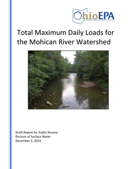 Total Maximum Daily Loads for the Mohican River Watershed