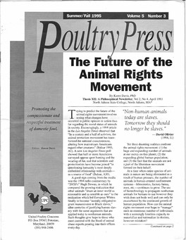 UPC Summer/Fall 1995 Poultry Press