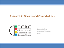 Inflammation in the Hypothalamus and Its Relevance to Obesity