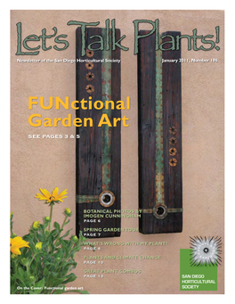 Functional Garden Art See Pages 3 & 5
