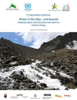 Water in the Alps - and Beyond