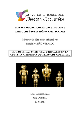 Master Recherche Études Romanes Parcours Études Ibéro-Americaines