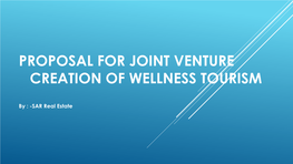 Wellness Tourism