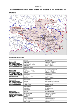 Fiche 10 Affluents Sud Adour Et Bos 13-12-11