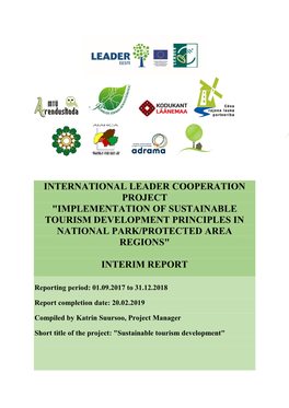 Implementation of Sustainable Tourism Development Principles in National Park/Protected Area Regions