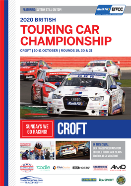 Touring Car Championship Croft | 10-11 October | Rounds 19, 20 & 21