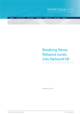 Reliance Tunes Into Network18!