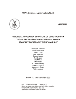 NOAA Technical Memorandum NMFS