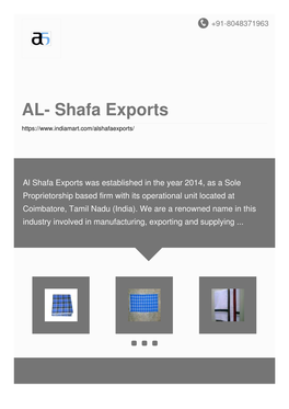 AL- Shafa Exports