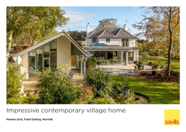 Impressive Contemporary Village Home