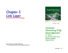 Chapter 5 Link Layer