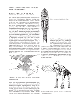 Paleo-Indian Period