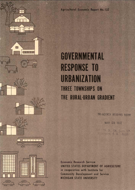 Governmental Response to Urbanization Three Townships on the Rural-Urban Gradient